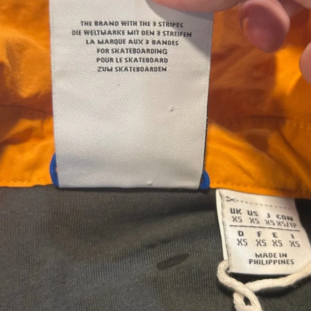 Adidas Skateboarding Jacket Men XS Orange Mark‎ Gonzales Shmoo Windbreaker